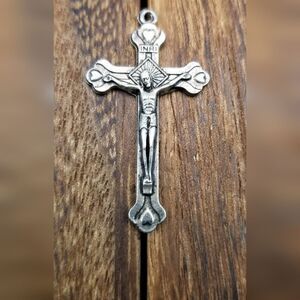Breathtaking crucifix rosary cross pendant Jerusalem P219